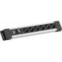Pikendusjuhe Bachmann CONNECTUS 6× CEE7/3 pistikupesaga, 1× lüliti, 2,0 m kaabel, CEE7/7 pistik, hall