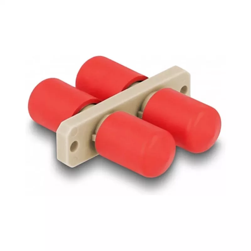 DeLOCK kiudoptiline adapter ST Duplex emane ST Duplex emasele beež