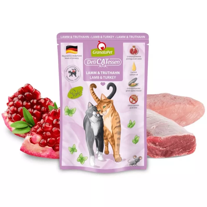 GRANATAPET DeliCATessen Lamb and turkey - märg kassitoit - 85g