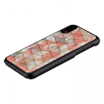 Telefonikohver iKins iPhone XR-ile — Teemantmustriga, must