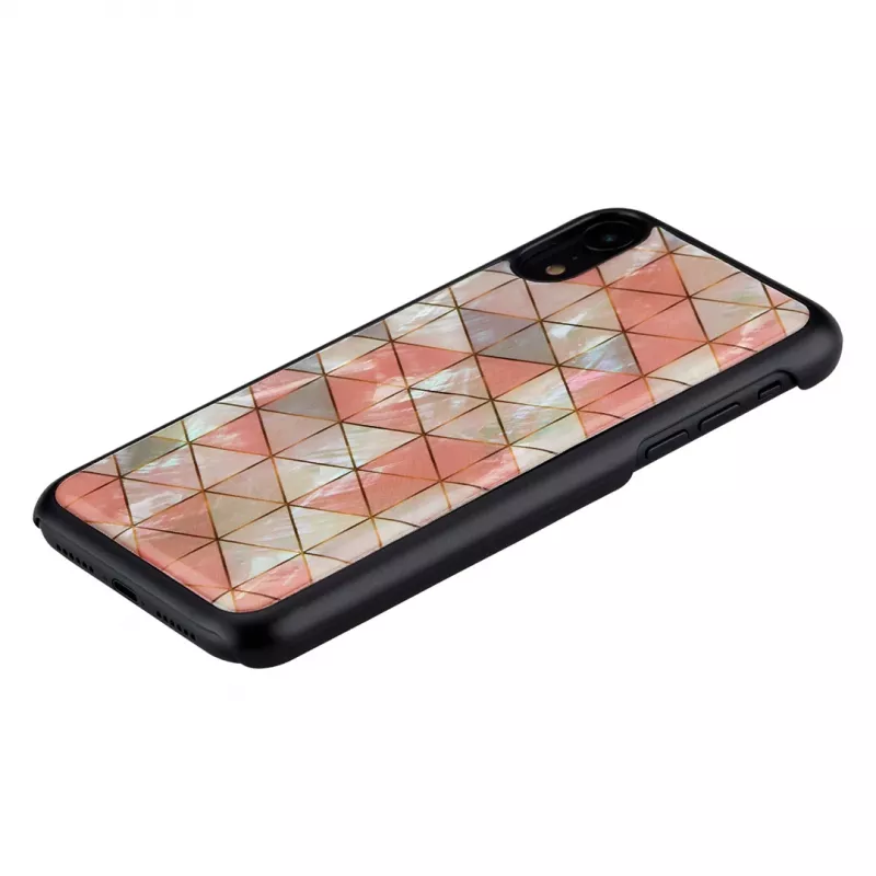 Telefonikohver iKins iPhone XR-ile — Teemantmustriga, must