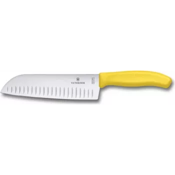 Kööginuga Victorinox Swiss Classic Santokumesser 17 cm kollane