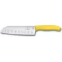 Kööginuga Victorinox Swiss Classic Santokumesser 17 cm kollane