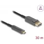 Aktiivne optiline kaabel DELOCK USB-C – DisplayPort 30 m (mudel 81609)
