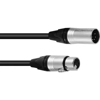 XLR 5-kontaktiline DMX-kaabel PSSO 10 m Neutrik-pistikutega