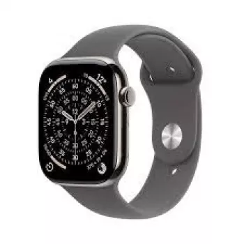 Nutikell Apple Watch Series 11 GPS + Cellular 42mm loodusliku titaankorpusega ja hallikivivärvi spordirihmaga