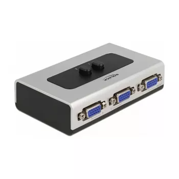 VGA-lüliti DeLOCK 87758 2 pordiga käsitsi kahesuunaline