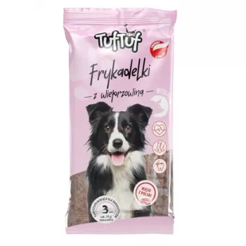 Koeramaiused TufTuf Meaty Sticks sealihaga 70 g — pehmed treeningumaiused, teravilja-, gluteeni- ja suhkruvabad