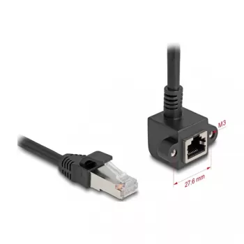 Võrgukaabel DeLOCK 81099 RJ-45 Cat6 3 m Must