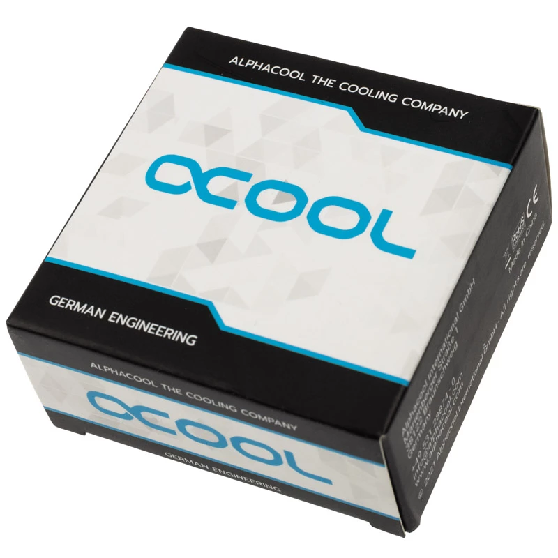 Fitting Alphacool 17471 — messing must, Ø22 mm, kõrgus 20 mm