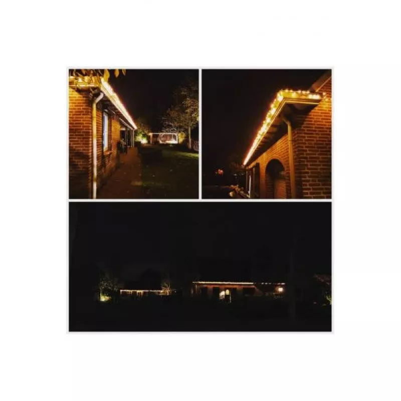 WOOX R5151 LED-valgustusnöör, 300 luumenit, 8 režiimi, Google Assistant / Amazon Alexa, 20 m