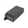 Digitus Gigabit Ethernet PoE+ süstija 802.3at 30 W must