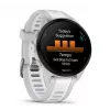 Nutikell GARMIN Forerunner 165 — GPS, AMOLED 1,2 tolli, 4 GB, 5 ATM, aku kestvus 11 päeva, hall korpus, valge rihm