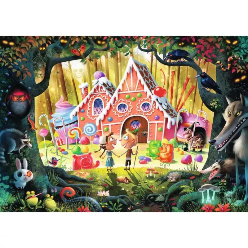 Pusle Ravensburger Hansel ja Grete Dean Macadami illustratsiooniga – 1000 tükki, Ravensburger 12000415