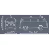 Cobi mudelikomplekt Volkswagen T2b kiirabiauto 1:35 hall