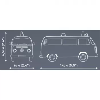 Cobi mudelikomplekt Volkswagen T2b kiirabiauto 1:35 hall
