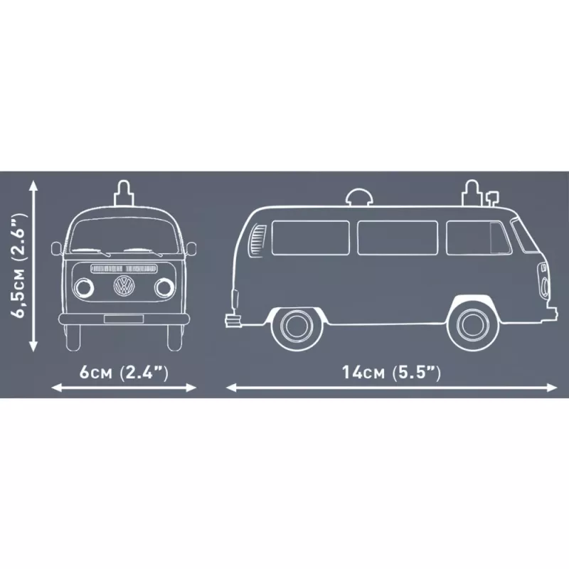 Cobi mudelikomplekt Volkswagen T2b kiirabiauto 1:35 hall