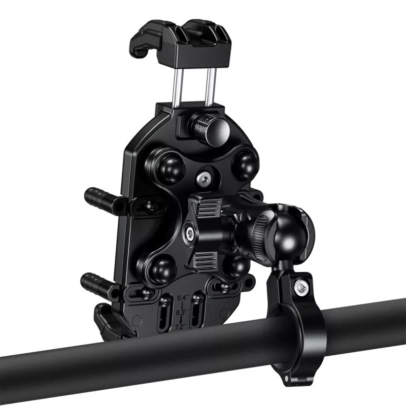 Passiivne hoidik UleFone Armor Mount Pro mobiiltelefonidele — kronsteinikinnitus, jalgrattale ja motorollerile, must