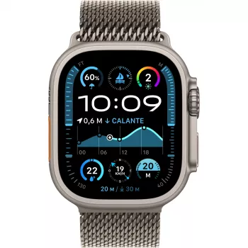 Apple Watch Ultra 2 Cell 49mm Natural Titan Milanese S