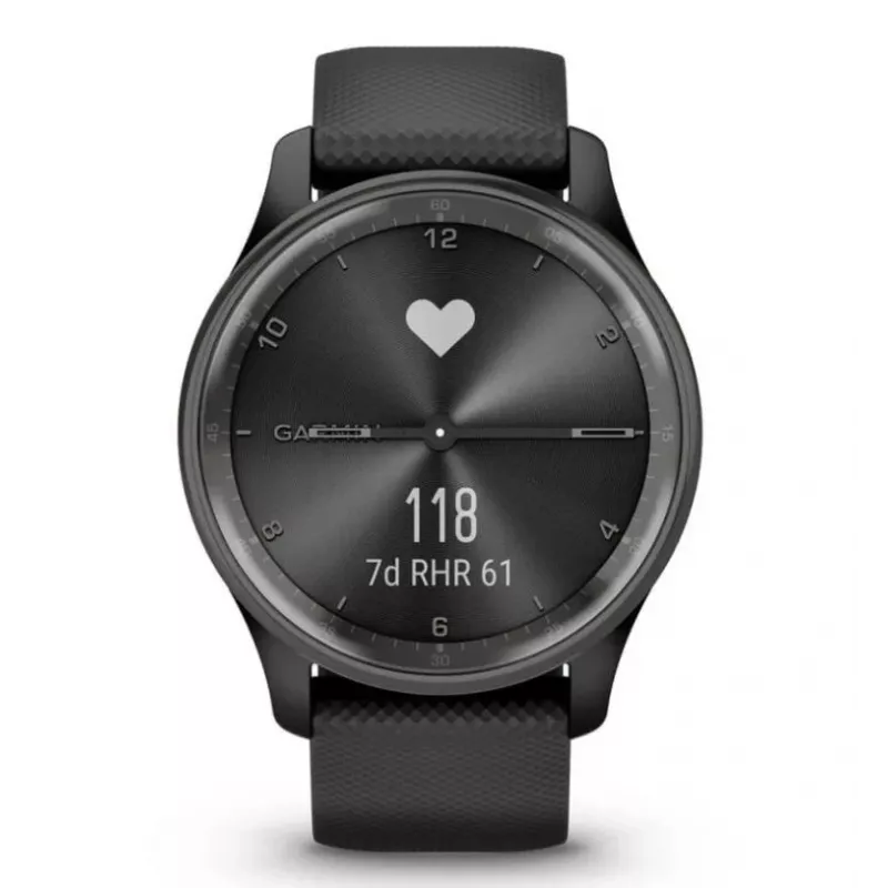 Garmin vivomove Trend LCD 40 mm Hübriid 254 x 346 pikslit Puuteekraan Must GPS (satelliit)