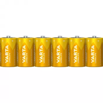 Ühekordne patarei Varta Longlife Extra D 6x