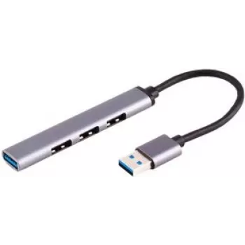 USB-jaotur ShiverPeaks BS13-50001 USB 3.2 Gen 1 Type-A 5000 Mbit/s Alumiinium Must