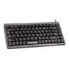 CHERRY Compact G84-4100LCADE-2, Combo (USB + PS/2), DE klaviatuur kontorisse USB + PS/2 QWERTY must