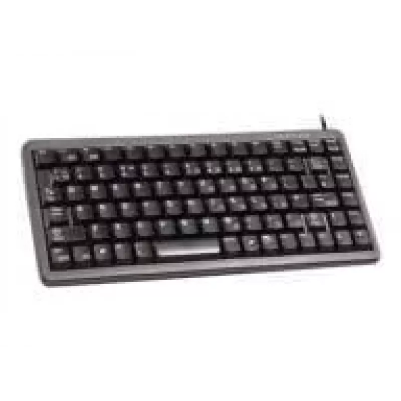 CHERRY Compact G84-4100LCADE-2, Combo (USB + PS/2), DE klaviatuur kontorisse USB + PS/2 QWERTY must