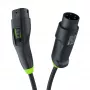 roheline Cell Habu EVGC01 Mobiilne EV laadija elektrisõidukitele 11 kW 7 m Type 2 CEE Wallbox Must