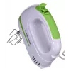 Käsisegisti ESPERANZA EKM011 — 400 W, 5 kiirust, turbo, taignakonksud ja visplid, 220–240 V, valge/heleroheline