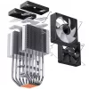 Protsessori jahuti Jonsbo CR-1400 DV2 120 mm ventilaatoriga, must