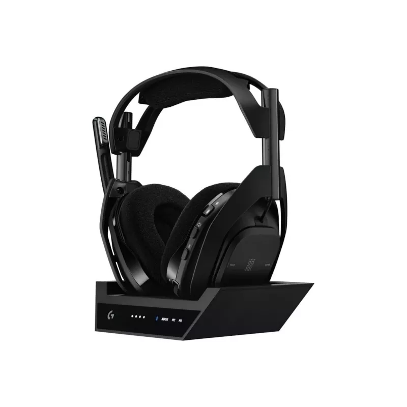 Logitech G Astro A50 X - Kõrvaklapid - ümber kõrva - Bluetooth / LIGHTSPEED - Juhtmevaba - Must