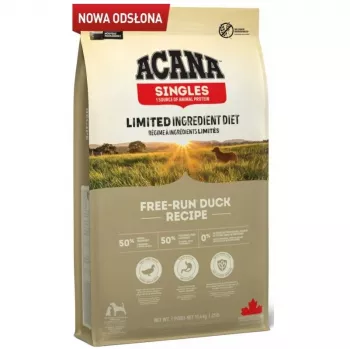 ACANA Singles Free-Run Duck - kuiv koeratoit - 11,4 kg