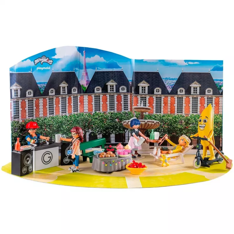 Figuuride komplekt Miraculum 71344 advendikalender: Miraculous: Picnic in Paris