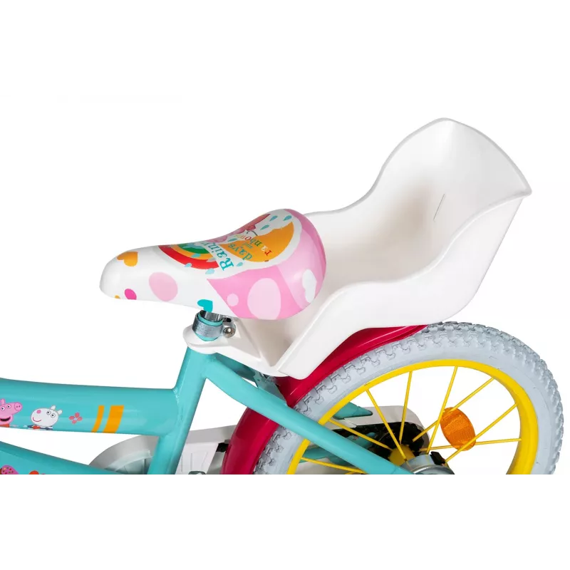 Lastejalgratas Toimsa TOI1698 16-tolline Peppa Pig graafikaga, sobib vanusele 3–6