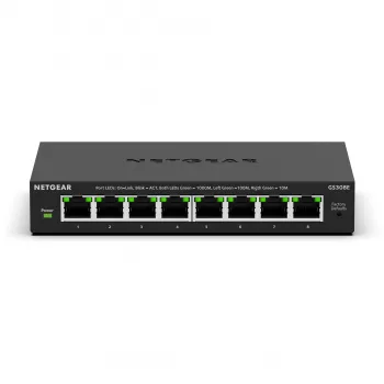 NETGEAR GS308E hallatav L2/L3 Gigabit Ethernet (10/100/1000) must
