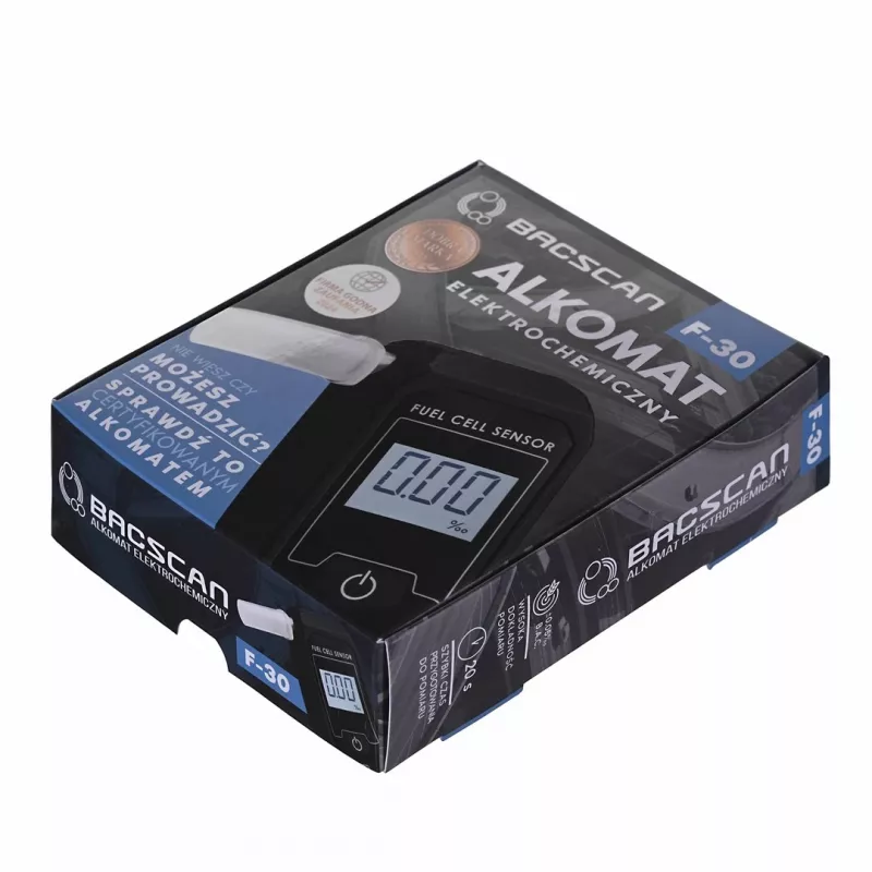 HI-TECH MEDICAL BACSCAN F-30 alkomeeter 0 - 4% 1% Must