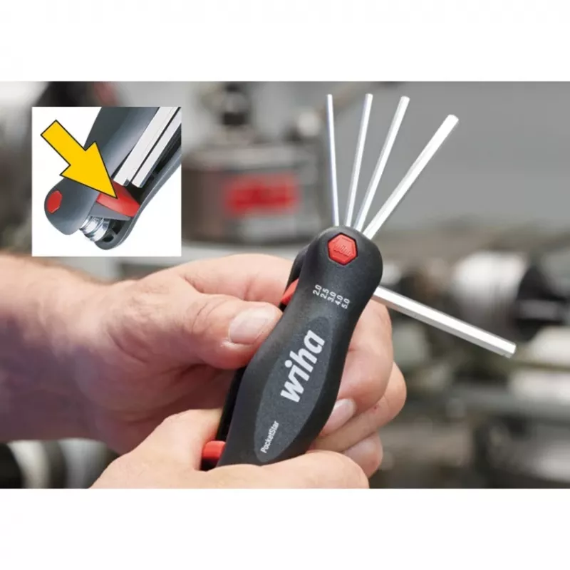 Taskukruvikeeraja Wiha PocketStar Multi-bit kruvikeeraja, pikkus 120 mm, mudel 23047