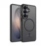 Crong Hybrid Matte Magnetiline ümbris Samsung Galaxy S26-le — TPU ja PC, must