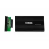 HDD-korpus IBOX HD-02 Must 2,5-tollistele SATA-ketastele, USB 3.2 Gen 1 (tüüp A), üks sahtel, metallist