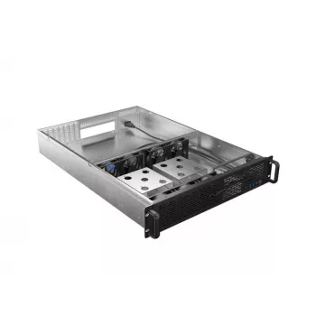 Rack Chassis Lanberg SC01-6502-12B 2U Must 7 Ventilaatorit