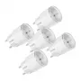 Nutipistikute komplekt Shelly Plug S MTR Gen3 — 5 tk, 12A, valge