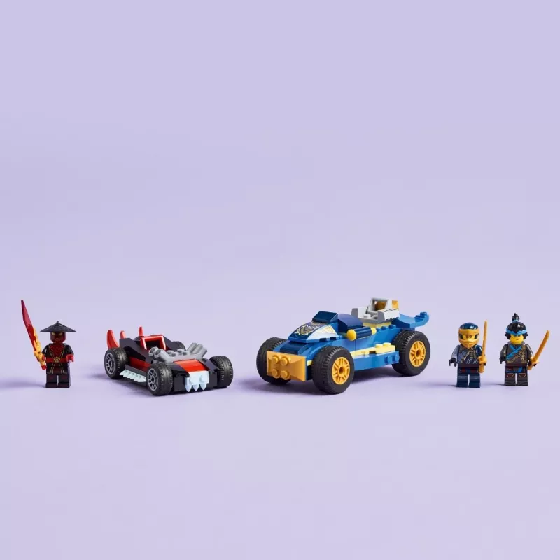 Ehitusklotsid Ninjago 71840 Võidusõiduduo Rogue vs Drix