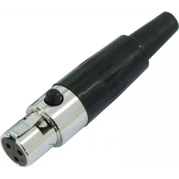 Mini XLR adapter Omnitronic 30200125 — Mini XLR kuni XLR adapter, inline-ühendus