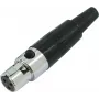 Mini XLR adapter Omnitronic 30200125 — Mini XLR kuni XLR adapter, inline-ühendus