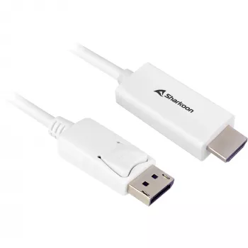 DisplayPort 1.2 adapterkaabel Sharkoon 4K, 1 m pikkus