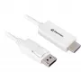 DisplayPort 1.2 adapterkaabel Sharkoon 4K, 1 m pikkus