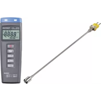 VOLTCRAFT K102 + TP 205 temperatuurimõõteseade -200 kuni +1370 °C, sond tüüp K