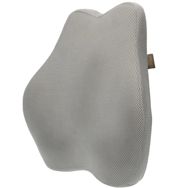 Nimmetoepadi MDH DRQE3S0BBXUXP — mäluvahust ergonoomiline, 450×410×105 mm, tihedus 55 kg/m³, hall, kott kaasas