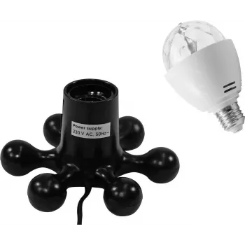 LED-komplekt EUROLITE BC-1 RGB Must Hexopus Socket — RGB LED-valgustuskomplekt efektideks